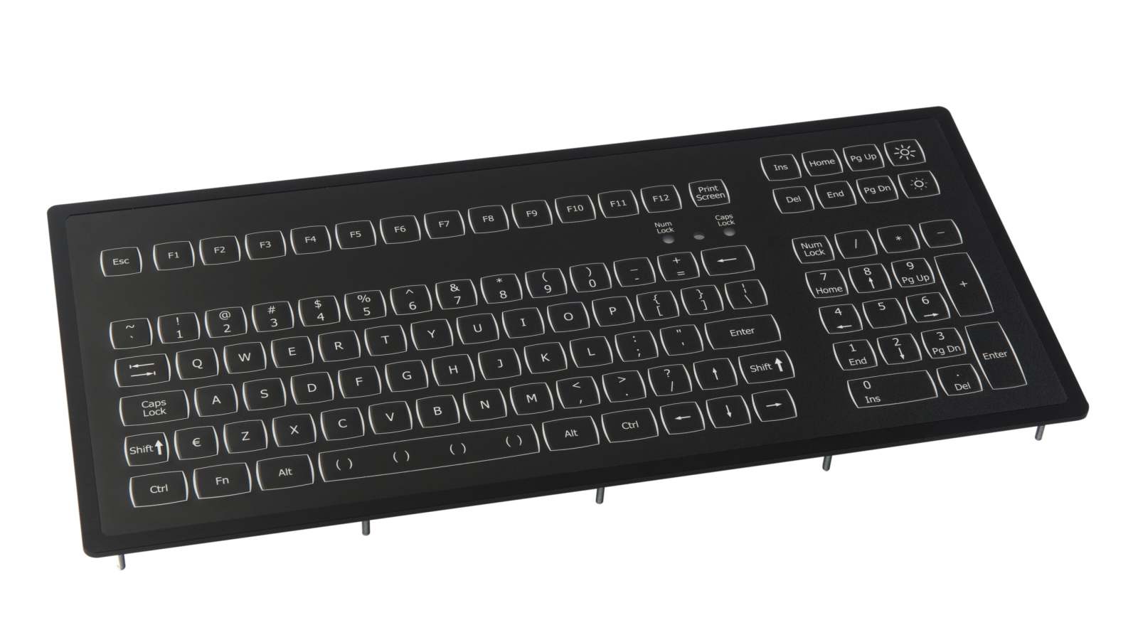 Compact Led Keyboard Panel Mount Nsi